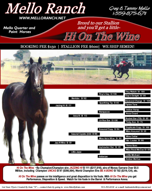 Mello Ranch- Hi On The Wine