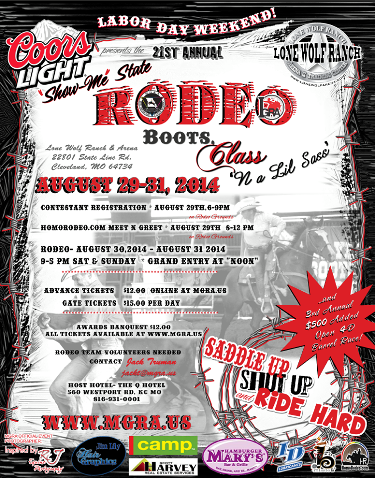 MGRA ANNUAL RODEO SHOWBILL